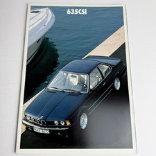 BMW E24 635 CSi 6er / brochure catalogue / 28p / 1987 / NL Dutch