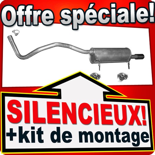 Silencieux arriere pour - silencieux,