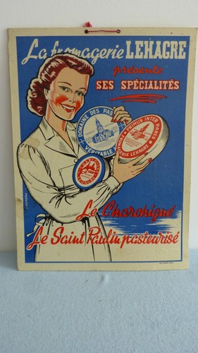 Ancien carton publicitaire - ancien,