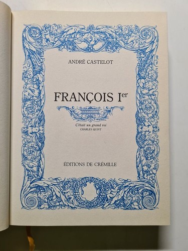 Francois ier andre - ier, castelot