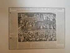 Planche gravure Baptéme du