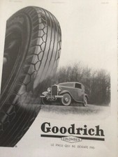 PUBLICITE ANCIENNE AUTOMOBILE PNEU GOODRICH / MONTRE PATEK / SEL FRUIT ENO 1934