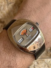 Montre Sicura Automatic Jump Hour Vintage Années 1970 Style Ufo Space Age...