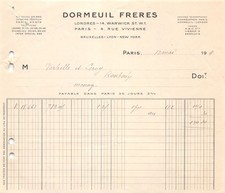 1347    FACTURE DORMEUIL