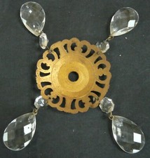 Pampille coupelle bronze &