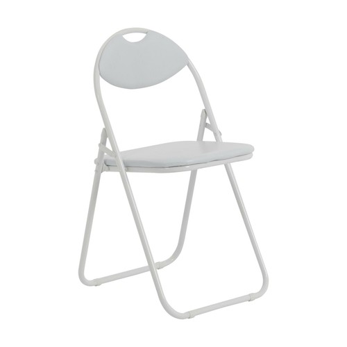Blanc rembourré pliant - blanc, rembourré,