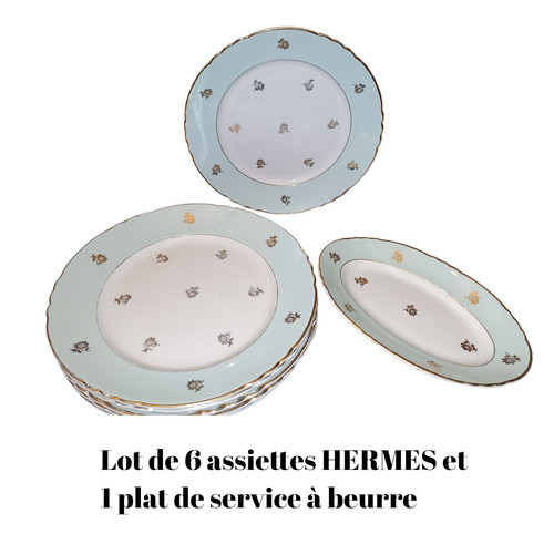 Lot hermès porcelaine 6 - lot,