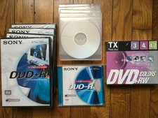 13 DVD enregistrables (6 DVD-R, 4 DVD+R, 3 DVD+RW)
