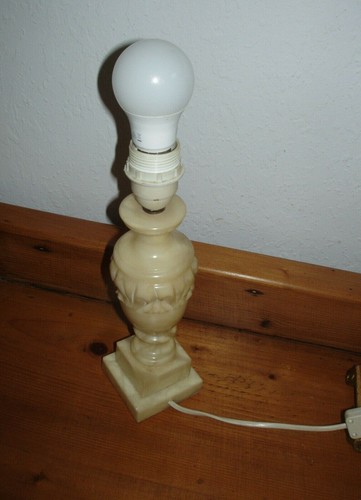 Petite lampe albâtre - en, en
