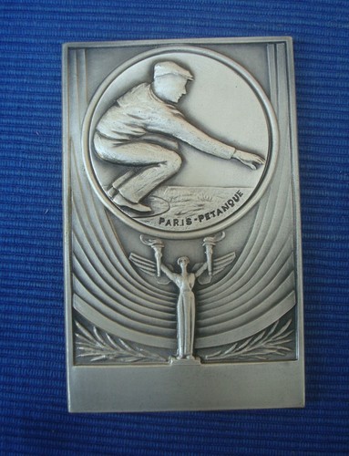 Médaille plaque métal - m,