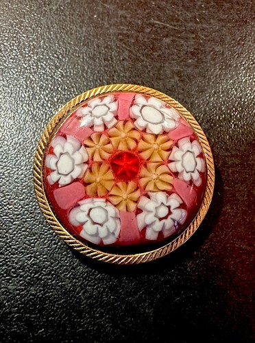 Rare belle broche verre - broche,