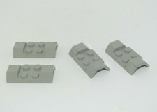 LEGO Espace : 4x Garde-boue 2 x 4 - Réf 3787 gris clair - Set 894 452 462 897