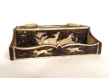 Petit encrier miniature os