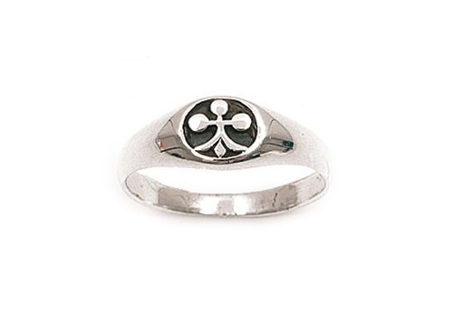 Bague t58 chevalière croix - bague,
