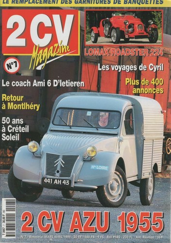 2cv magazine lomax - 2cv,
