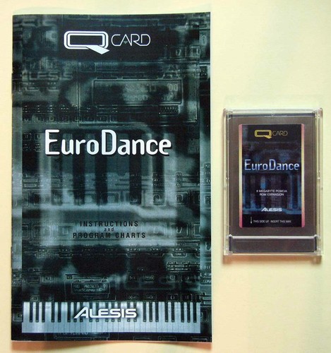 Alesis eurodance qcard with - alesis,