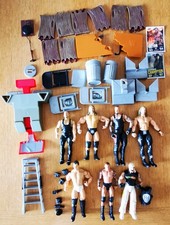 Lot 7 catcheurs + accessoires