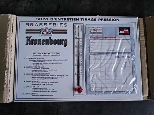 Plaque tole brasseries - tole,