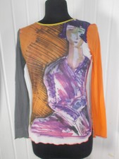 Tee shirt TOP imprimé mesh