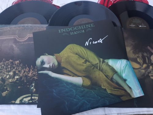 Indochine autographe nicola - autographe, lp