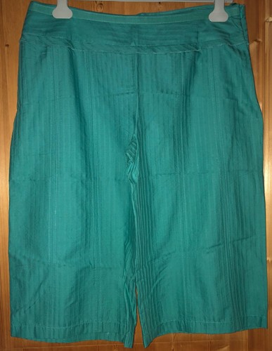 Pantacourt large bleu