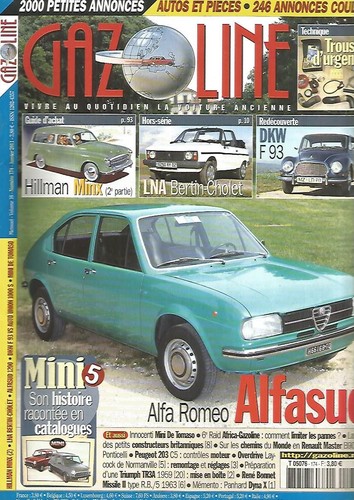 Gazoline 174 alfasud - gazoline, n°174
