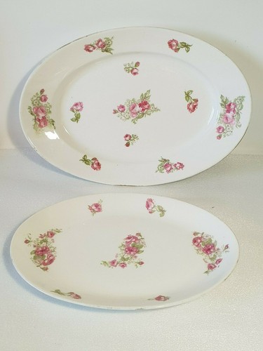 Ancien plats ovales en - ancien,
