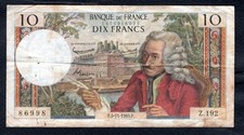 10 Francs Voltaire 5.11.1965