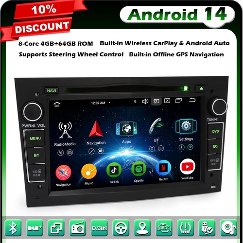 64go android autoradio - 4g+64go, 16