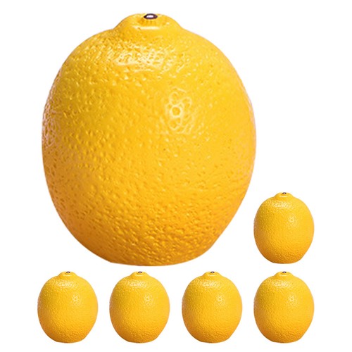 Pcs citron factice citrons - 6,