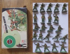 AIRFIX 1/32 MILITARY SERIES- AUSTRALIAN INFANTRY-22 SOLDATS SONT  PEINTS