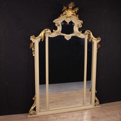 Grand miroir italien meuble