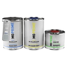 Peinture voiture kit de pot pour Opel 157 2AU 01L 09K Starsilber 3 Metallic 2,5l