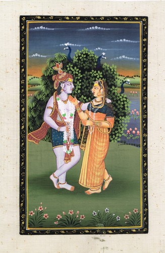 Beau peinture radha - peinture, krishna