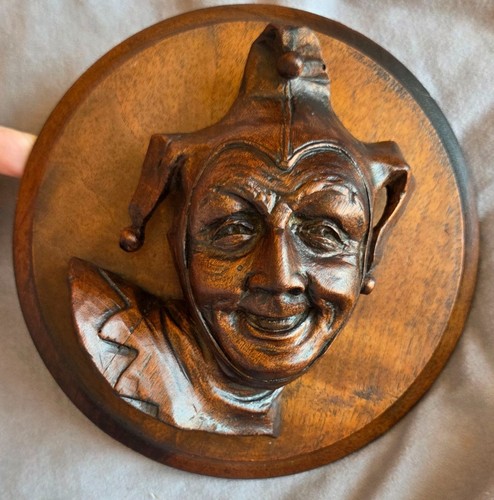Sculpture tondo en bois - sculpture,