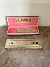 Ancien Harminoca Hohner Echo Boîte Ecrin Origine Metalm Reeds