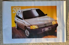 Affiche Peugeot 205 3 Portes