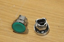 Occ.: 2X SCHNEIDER ELECTRIC ZB4BA3 Harmony tête de bouton poussoir - ø22 - VERT