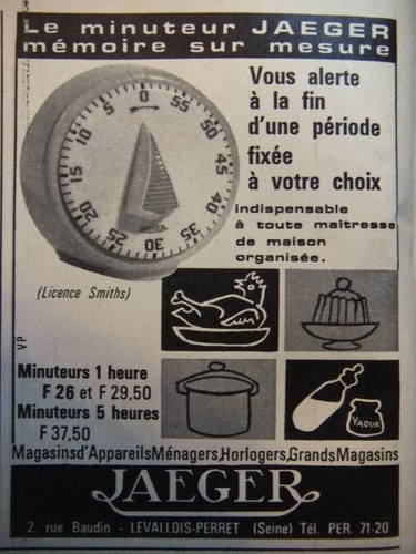 Publicité minuteur jaeger - publicitÉ,