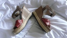 sandales compensées bordeaux Madison excellent état