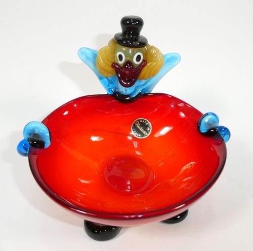 Figur clown murano mid century - clown,