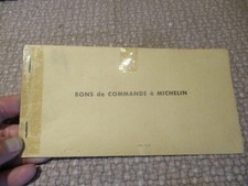 Ancien Carnet Bons de Commande Pneus a Destination Manufacture Michelin Troyes