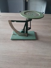 Ancien pèse-lettre administratif Posso en tôle-balance de bureau ancienne