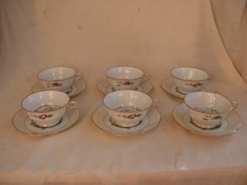 BERNARDAUD,LIMOGES,SERIE DE 6