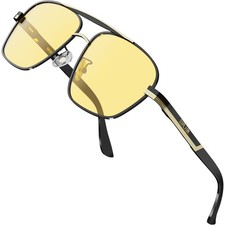 Jaune lunette de conduite de
