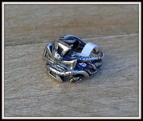 Bague chevalière croix - bague, de
