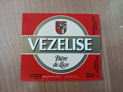 étiquette biere vezelise - ,
