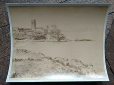 CANNES CHATEAU DE LA NAPOULE-PHOTO-TIRAGE ALBUMINE-(27,5x21,5cm)-VERS 1870