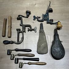 Lot Chasseur Sertisseur Pour Cartouche, Poire À Poudre, Doseur À Poudre Materiel