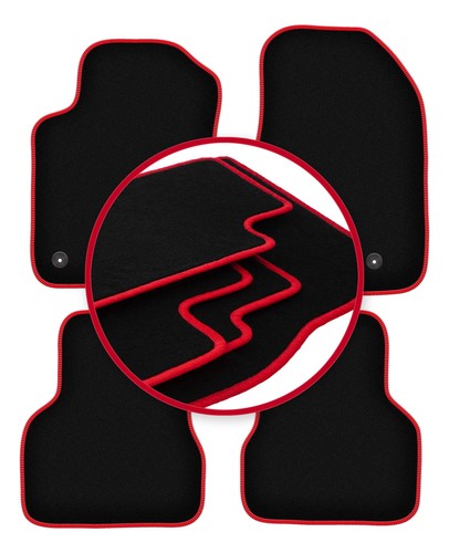 Tapis sol velours - en, noir